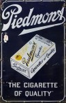 Piedmont Cigarettes Porcelain Sign