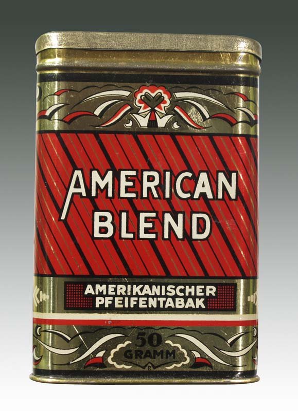 American Blend Tin Antique Tobacco Tins & Collectibles