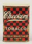 Checkers Tobacco Tin