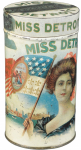 Miss Detroit Cigar Tin