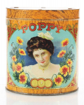 Poppy Cigar Tobacco Advertising Tin