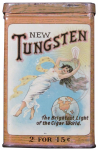 New Tungsten 25 Cigar Advertising Tin