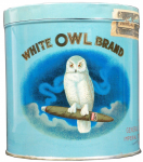 White Owl Brand 50 Cigar Advertising Tin