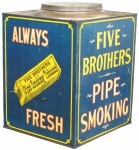 Five Brothers Pipe Tobacco Canister