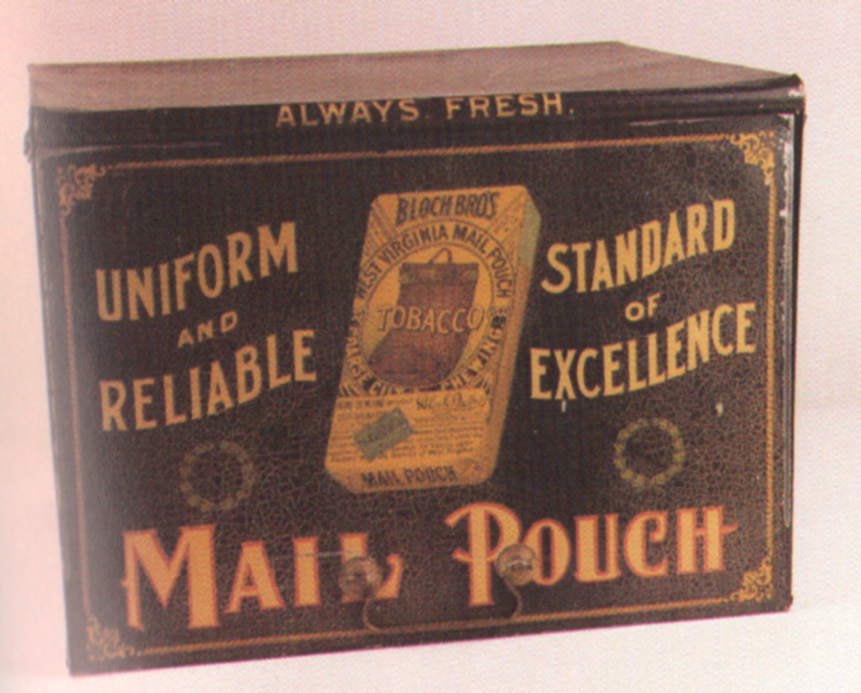 Mail Pouch Store Bin Antique Tobacco Tins & Collectibles