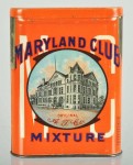 Maryland Club Flat Top Tin Vertical Pocket Tin