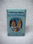 Master Mason Ready Rubbed Smoking Tobacco Vertical Pocket Tin