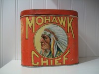 Mohawk Chief Cigar Tin