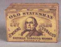 Old Statesman Square Corner Tobacco Tin