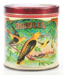 Orioles Canister Tobacco Tin