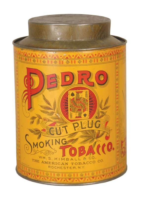Pedro Cut Plug Tobacco Canister Tin Antique Tobacco Tins & Collectibles