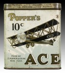 Popper's Ace Ten Cent Cigar Tobacco Tin