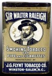 Sir Walter Raleigh Smoking Tobacco Vertical Pocket Advertising Tin