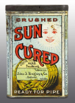 Sun Cured Crushed Vertical Pocket Advertising Tobacco Tin