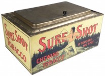 Sure Shot Chewing Tobacco Store Display Advertising Bin