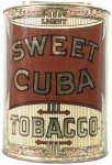 Sweet Cuba Tobacco Canister Tin