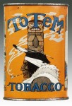 Totem Oval Vertical Pocket Advertising Tobacco Tin