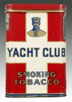 Yacht Club Vertical Pocket Advertising Tin