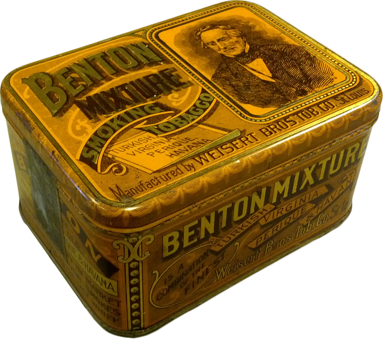 bentontin Antique Tobacco Tins & Collectibles
